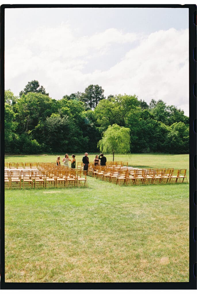 Film wedding photography at Briar Rose Venue in East Texas